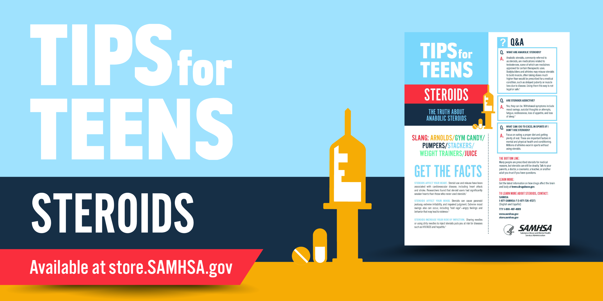 Tips for Teens: The Truth About Steroids | SAMHSA Publications and Digital  Products