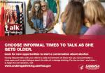 Talk. They Hear You: Choose Informal Times to Talk as She Gets Older – Postcard