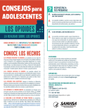 Tips for Teens: The Truth About Opioids (Spanish version) - Consejos para adolescentes: la realidad sobre los opioides