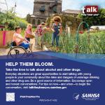 Talk. They Hear You: Help Them Bloom – Square