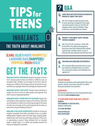 Tips for Teens: The Truth About Inhalants