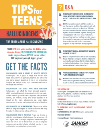 Tips for Teens: The Truth About Hallucinogens