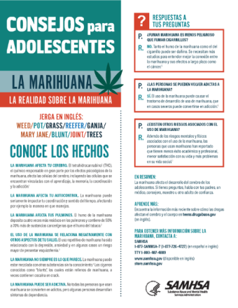 Tips for Teens: The Truth About Marijuana (Spanish version) - Consejos para adolescentes: la realidad sobre la marihuana