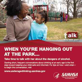Talk. They Hear You: When You're Hanging Out at the Park – Square