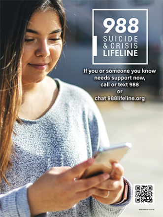 Thumbnail image for 988 Suicide & Crisis Lifeline Poster 