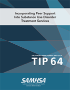TIP 64: Incorporating Peer Support Into Substance Use Disorder Treatment Services Cover