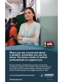 Talk. They Hear You. Student Assistance: You Are Not Alone (Educators) - 24x36 Poster