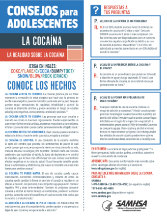 Tips for Teens: The Truth About Cocaine (Spanish version) - Consejos para adolescentes: la realidad sobre la cocaína