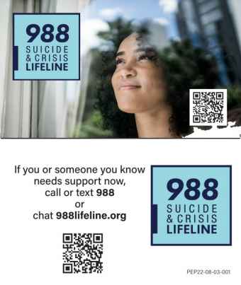 Thumbnail image for 988 Suicide & Crisis Lifeline Wallet Card with Image 